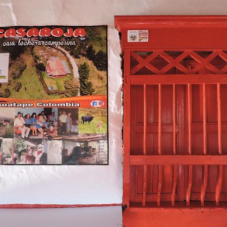 Casa Roja Parche Campestre - Hospedaje Guatapé Bed and Breakfast Esterno foto